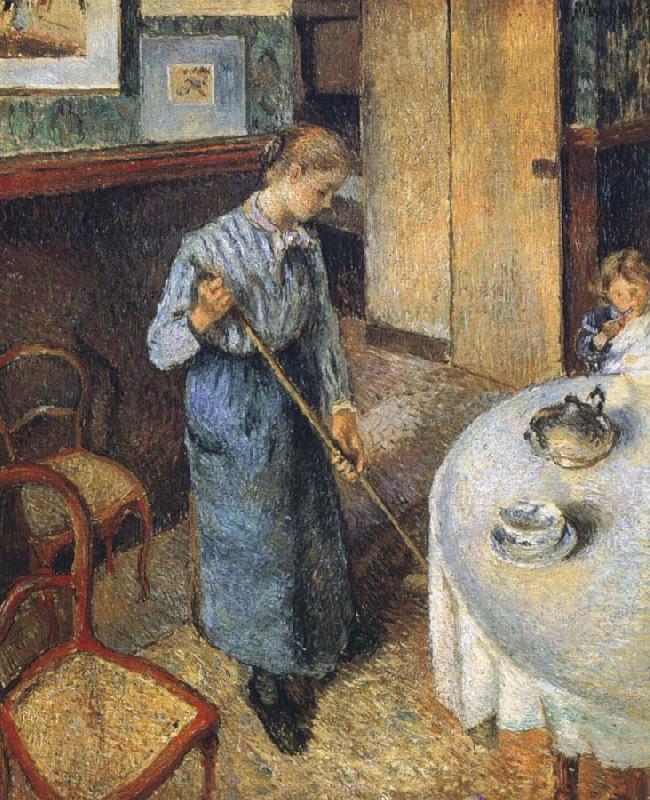 Camille Pissarro Rural small maids oil painting image